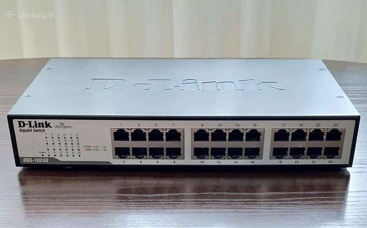 Komutatorius (Switch) D-link Dgs-1024d - nuotraukos Nr. 2