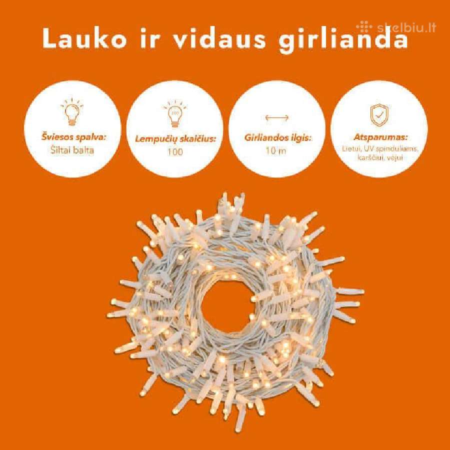 LED girliandos - nuotraukos Nr. 13