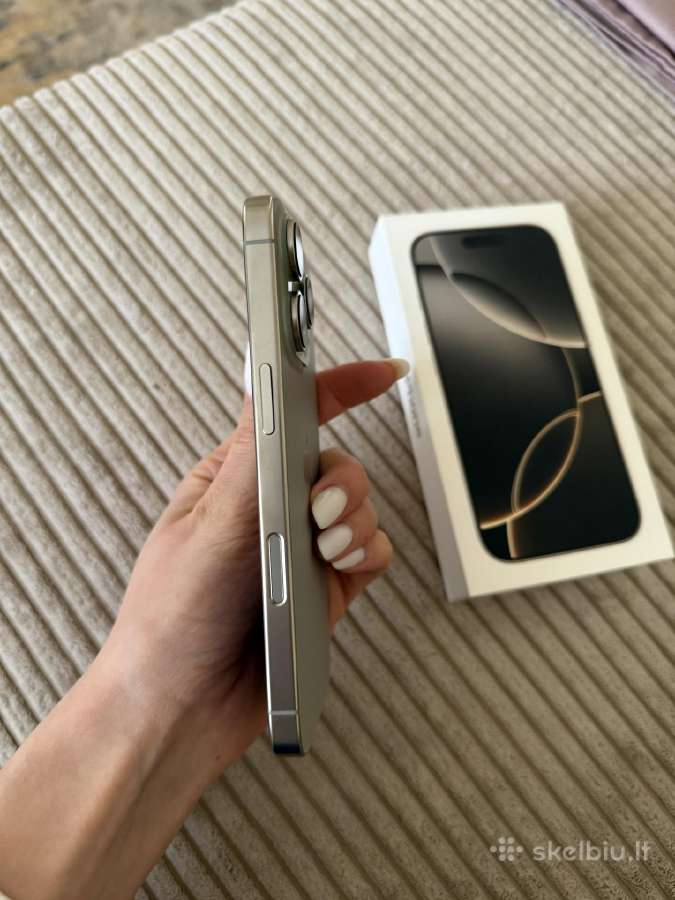 iPhone 16 pro 90% baterija 128gb - nuotraukos Nr. 4