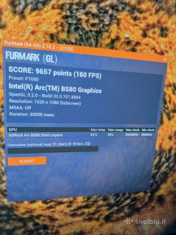 Intel Arc B580 Steel Legend 12gb - nuotraukos Nr. 4