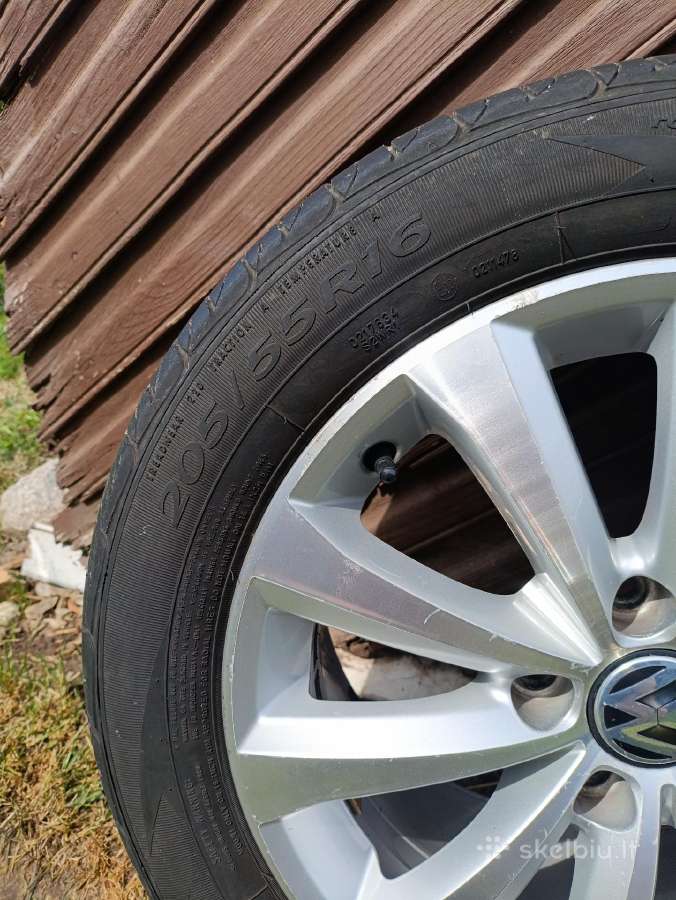 R16 VW Passat b7 ratlankiai su padangomis - nuotraukos Nr. 4