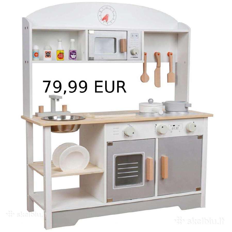 Medinė virtuvėlė vaikams Didelis pasirinkimas - nuotraukos Nr. 8