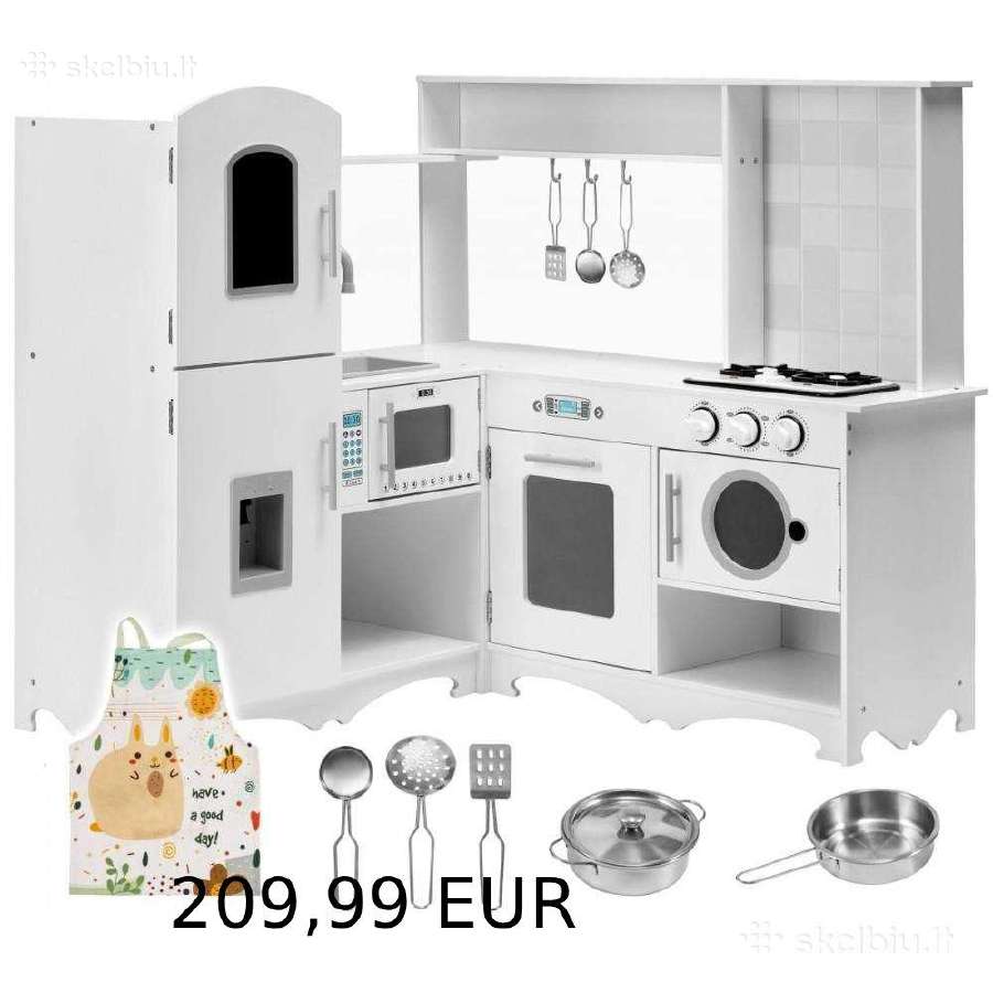 Medinė virtuvėlė vaikams Didelis pasirinkimas - nuotraukos Nr. 11