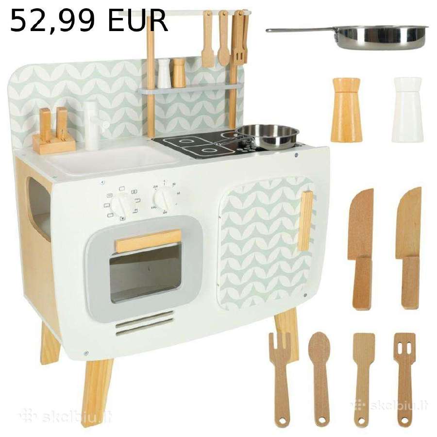 Medinė virtuvėlė vaikams Didelis pasirinkimas - nuotraukos Nr. 14
