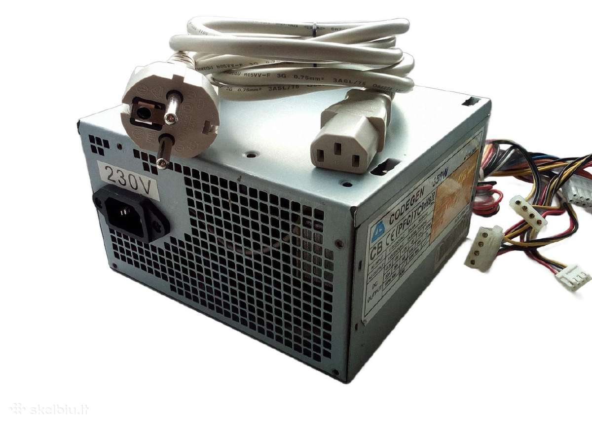 Codegen 350w maitinimo blokas - nuotraukos Nr. 4