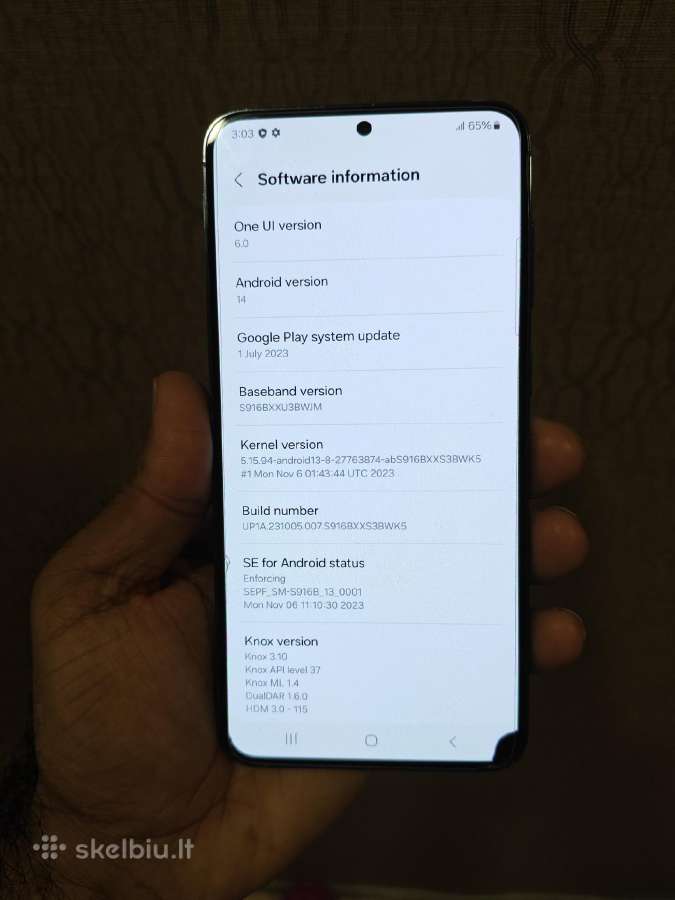 Samsung S23 plus 512gb - nuotraukos Nr. 6