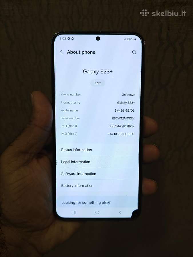 Samsung S23 plus 512gb - nuotraukos Nr. 8
