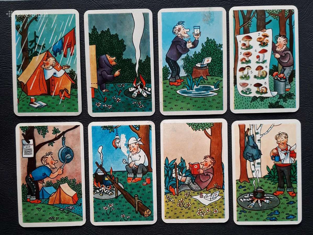 Rinkinys 1980-ji Turistai, mini 30vnt - nuotraukos Nr. 3