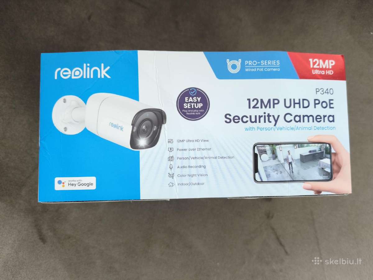 Reolink P340 12mp Poe kamera - nuotraukos Nr. 3