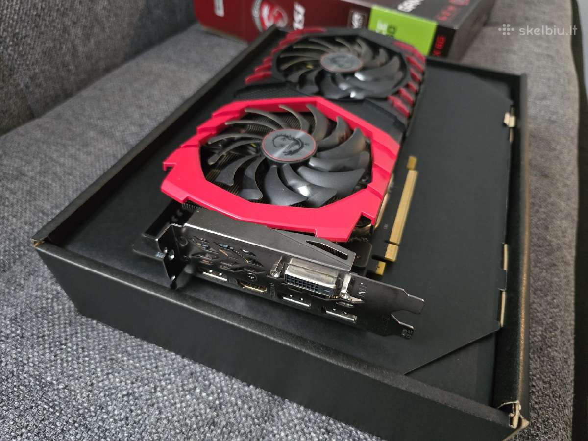 Msi Gtx1060 6gb Gaming X - nuotraukos Nr. 2