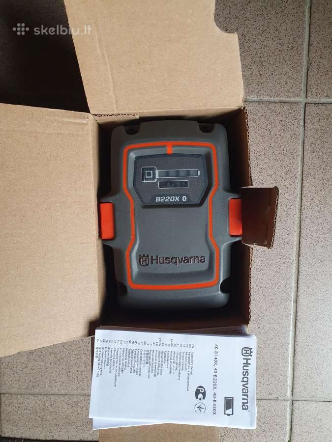Husqvarna B220x baterija - nuotraukos Nr. 2