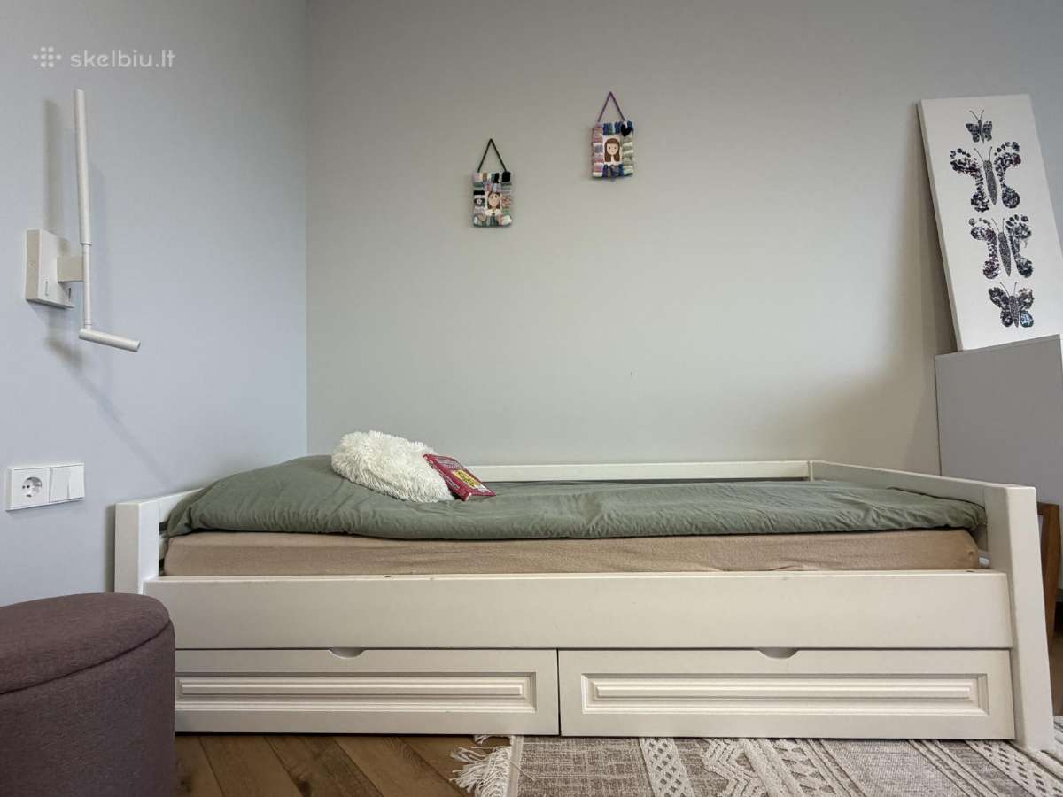Lova su Dormeo imemory silver čiužiniu 80x190 - nuotraukos Nr. 2