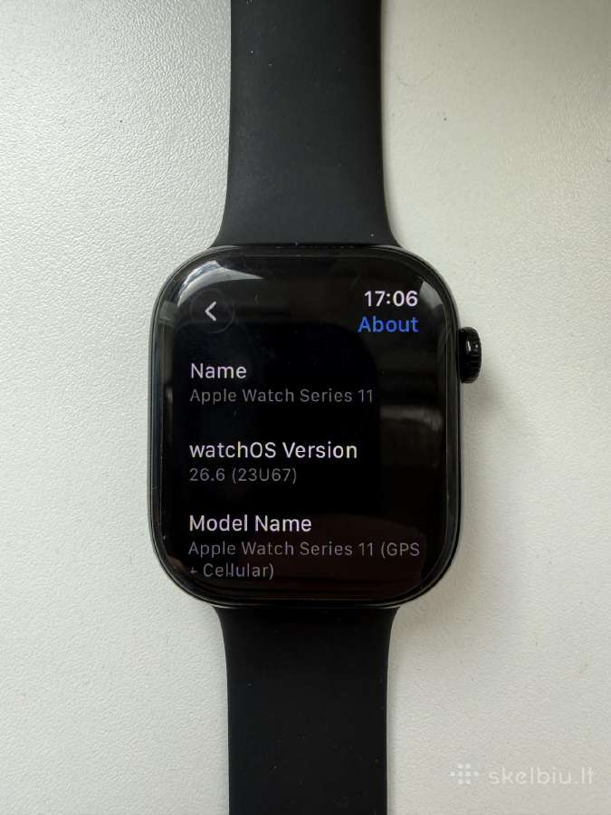 Apple Watch Series 11 GPS + Cellular 46mm - nuotraukos Nr. 6