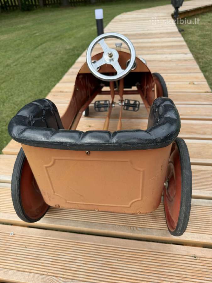 Vintažinis vaikiškas automobilis retro stiliaus - nuotraukos Nr. 7