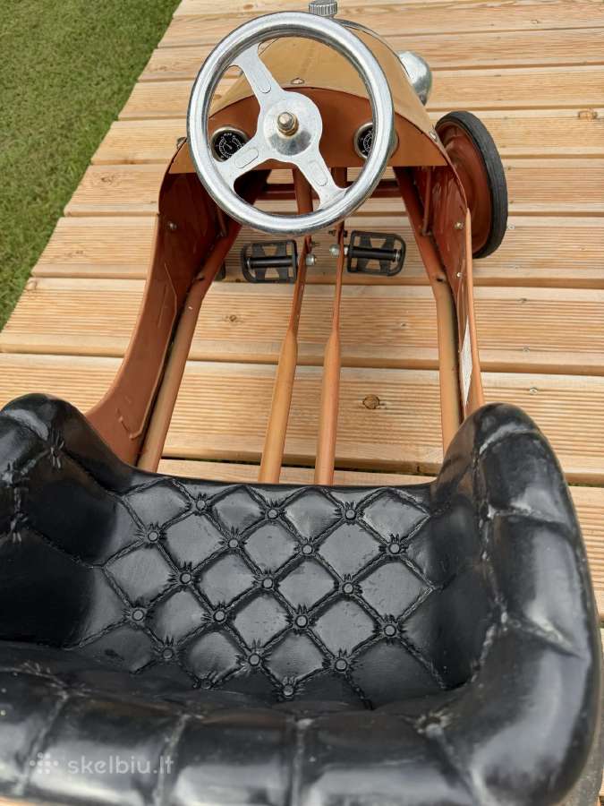 Vintažinis vaikiškas automobilis retro stiliaus - nuotraukos Nr. 8