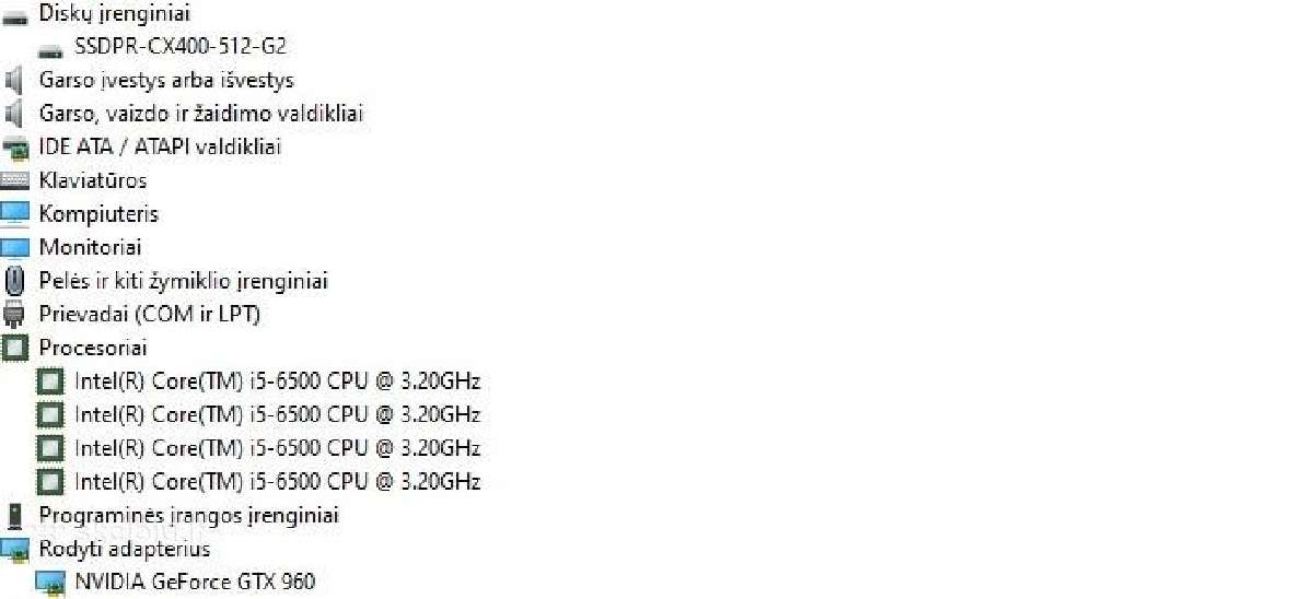 Žaidimų kompiuteris su i5/SSD/16gb RAM/gtx960 4gb - nuotraukos Nr. 4