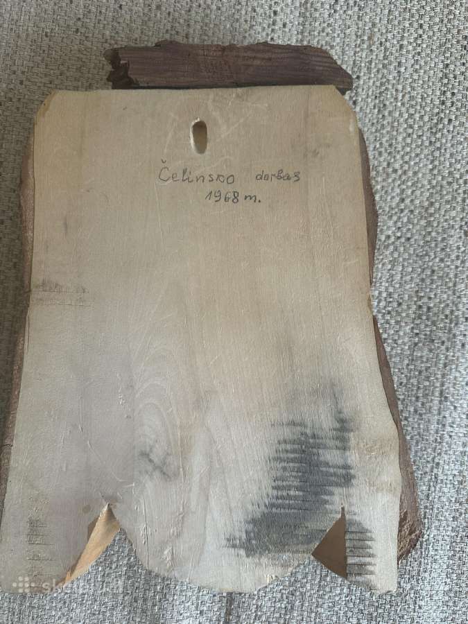 Autentiška medinė kaukė „Čelinsko darbas“ 1968 m. - nuotraukos Nr. 2