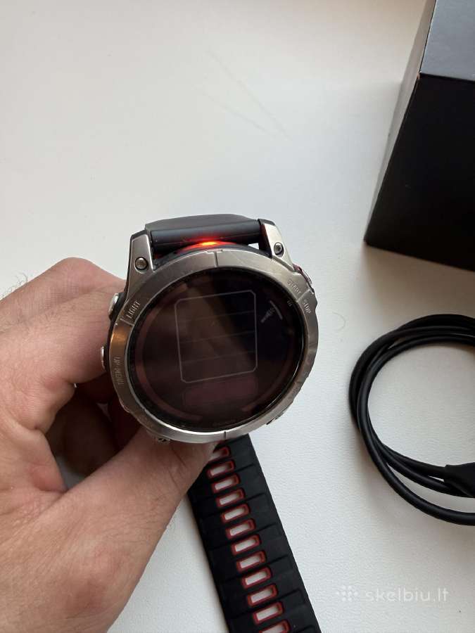 Fenix 7x saphire solar titan - nuotraukos Nr. 4