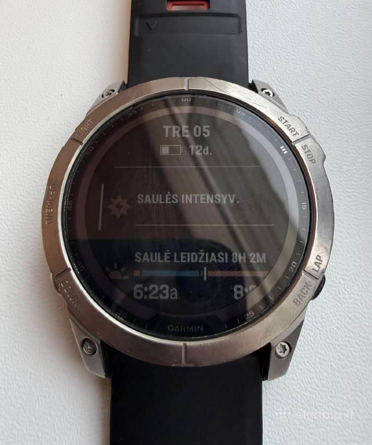 Fenix 7x saphire solar titan - nuotraukos Nr. 6