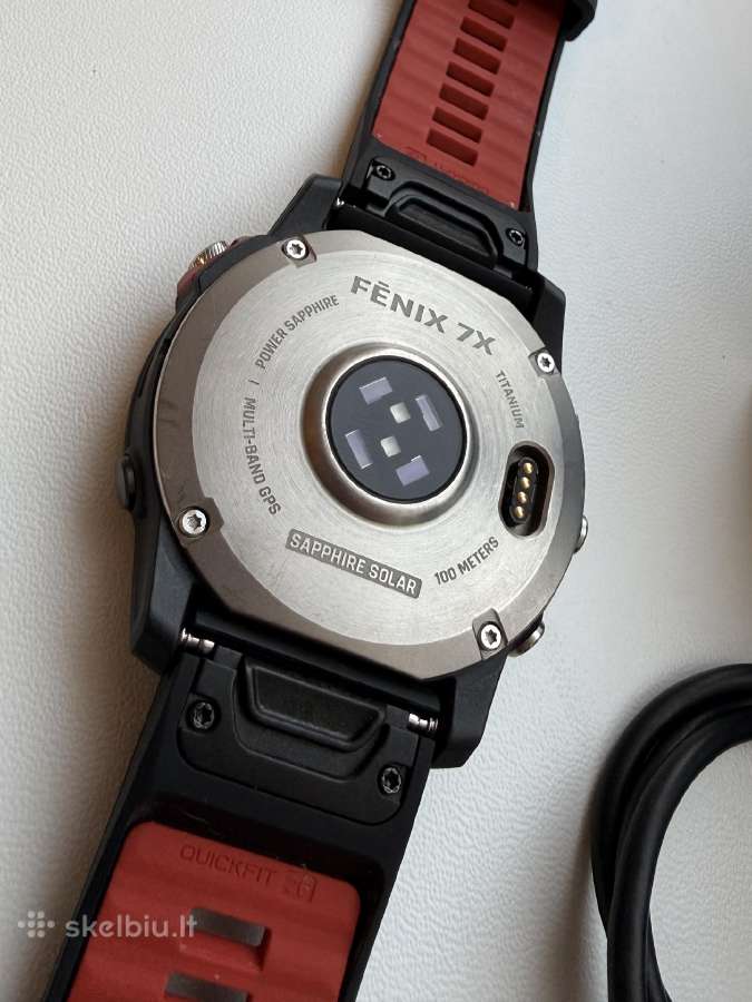 Fenix 7x saphire solar titan - nuotraukos Nr. 7