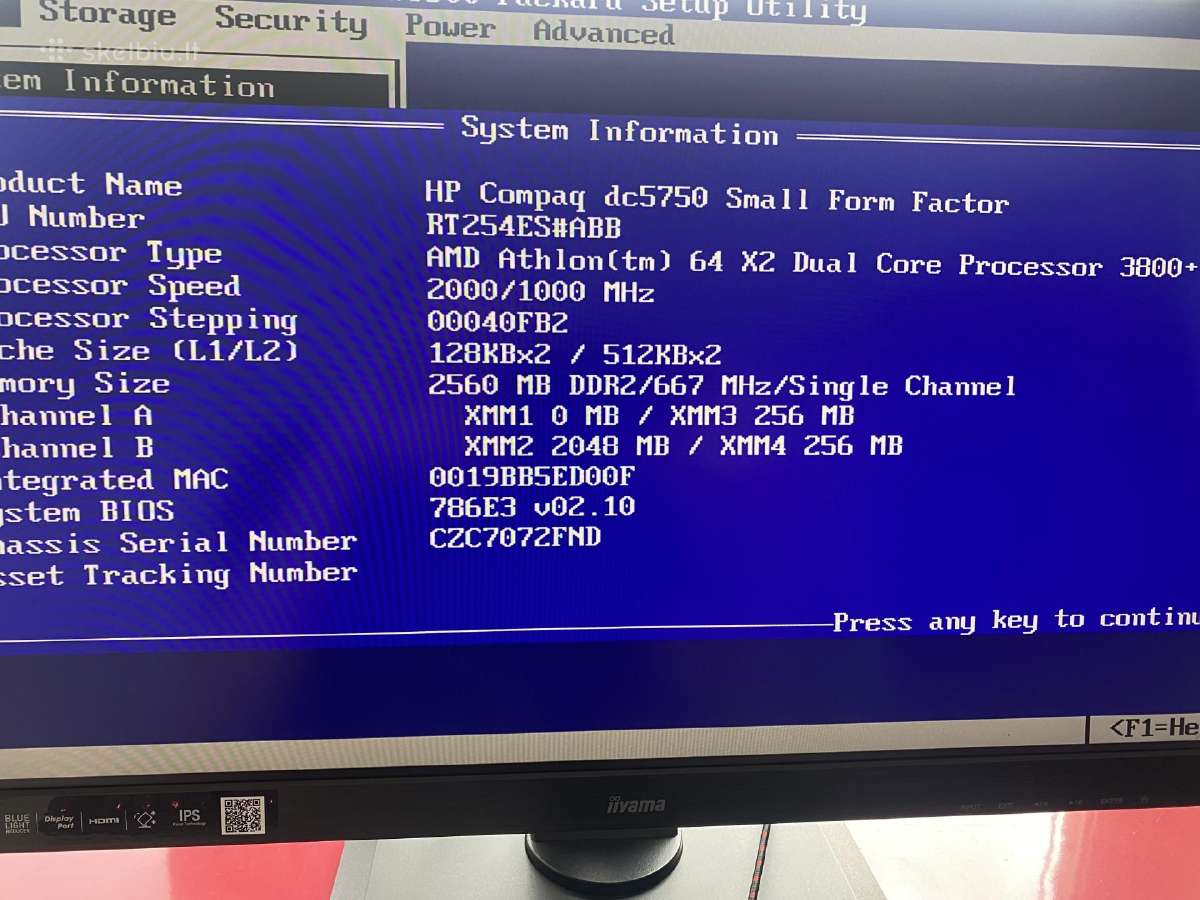 Hp dc5750 sff - nuotraukos Nr. 4