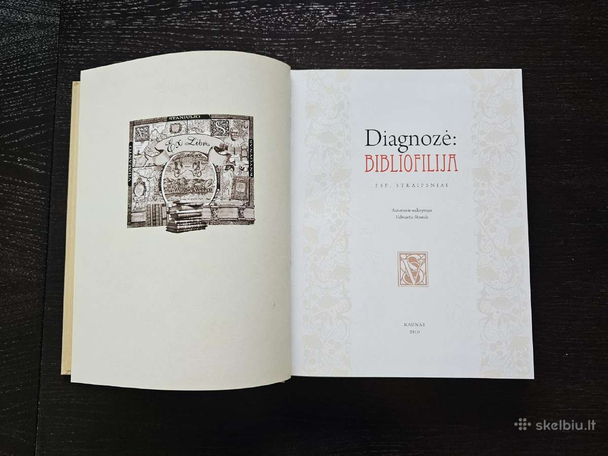 Diagnozė: Bibliofilija Vidmantas Staniulis - nuotraukos Nr. 2