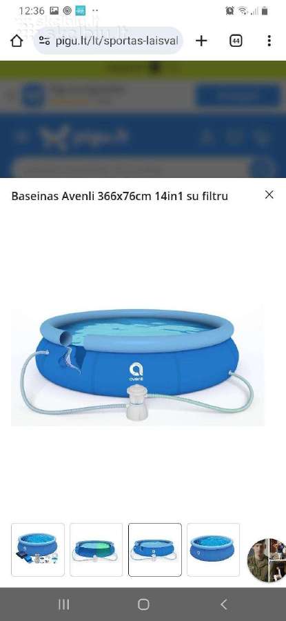 Baseinas, Avenli su vandens filtru - nuotraukos Nr. 2