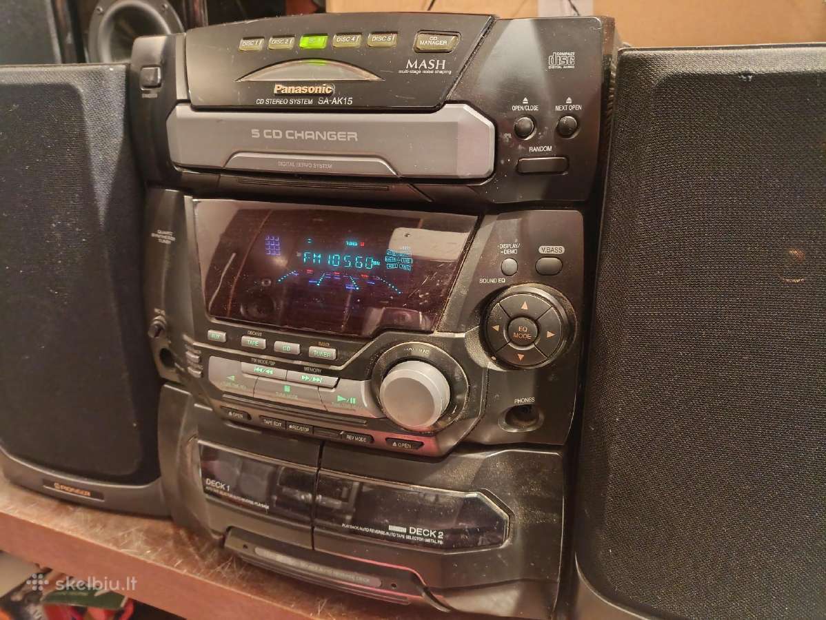 Geras, Panasonic Centras CD, Fm,aux,mc, - nuotraukos Nr. 3