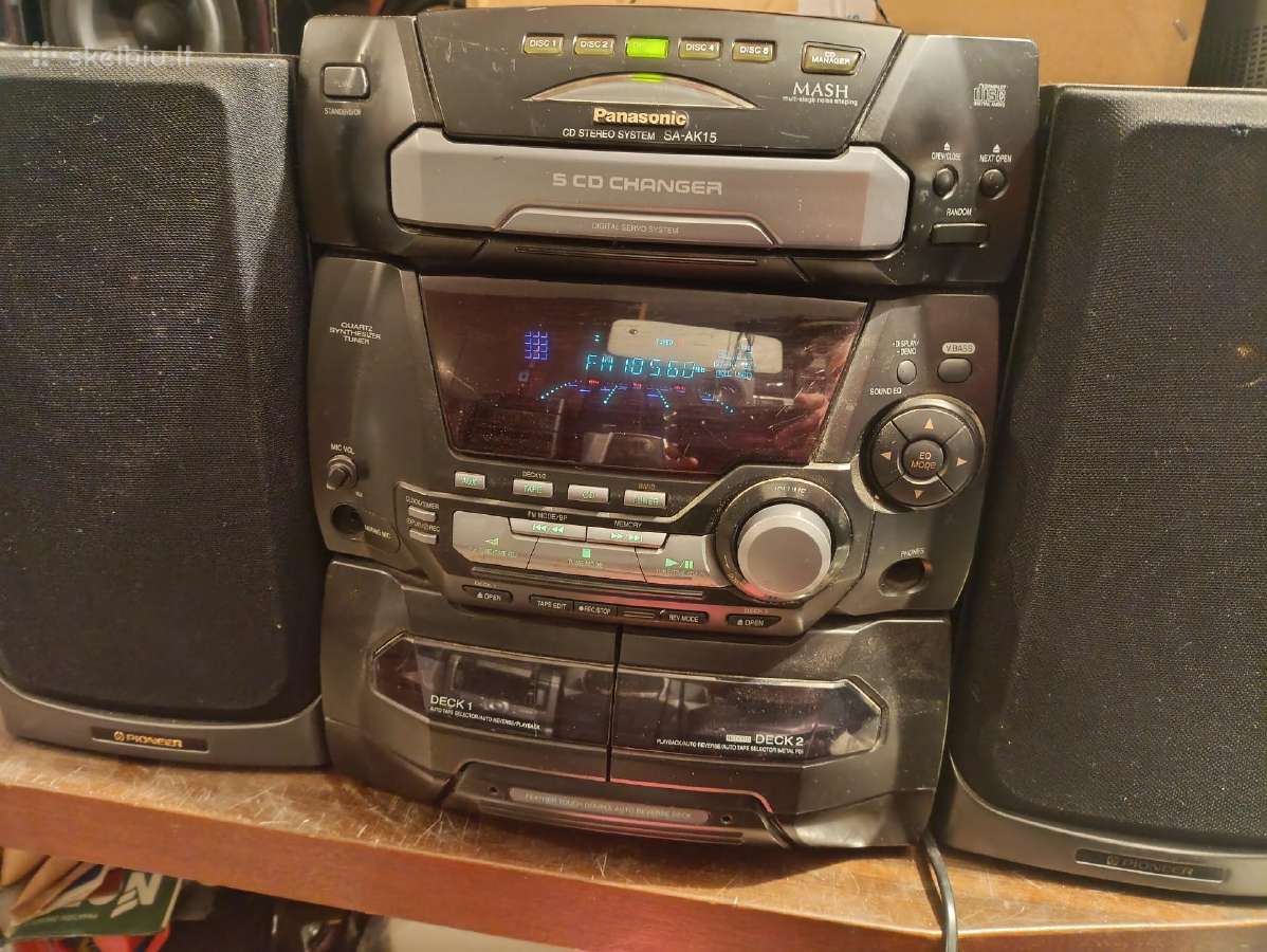 Geras, Panasonic Centras CD, Fm,aux,mc, - nuotraukos Nr. 5