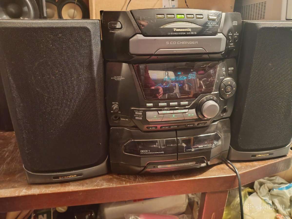 Geras, Panasonic Centras CD, Fm,aux,mc, - nuotraukos Nr. 10