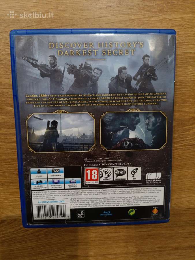 The Order 1886 Ps4 - nuotraukos Nr. 2