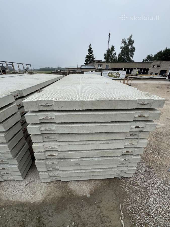 Betonines kelio plokstes logistika aiksteles ukiui - nuotraukos Nr. 6