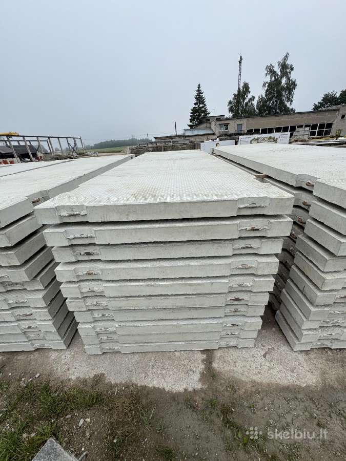 Betonines kelio plokstes logistika aiksteles ukiui - nuotraukos Nr. 8