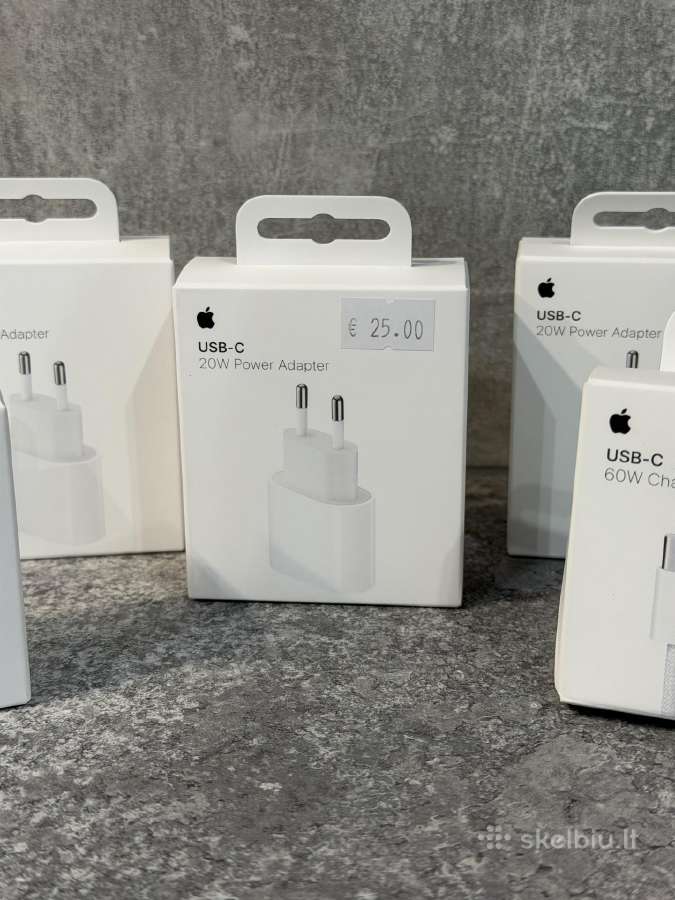 Naujas! Apple 20w Usb-c įkroviklis ir laidai - nuotraukos Nr. 2