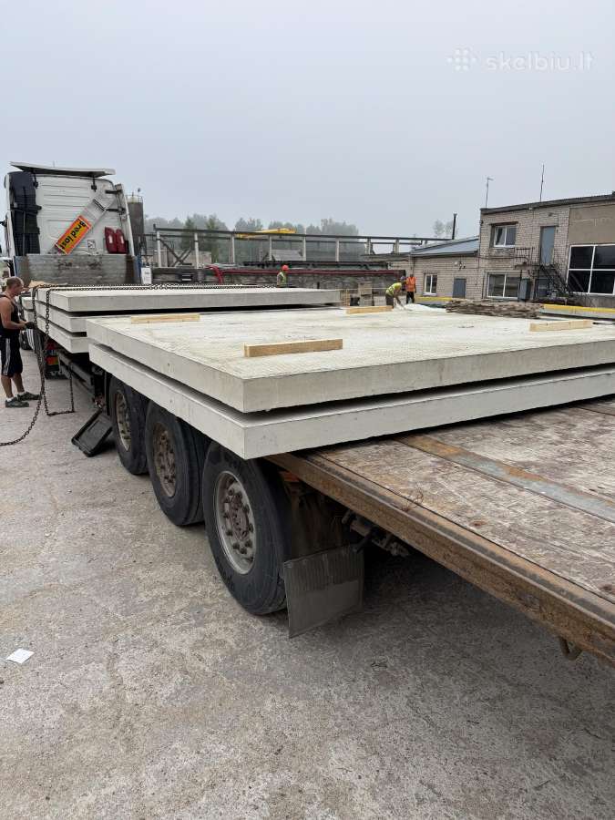 Betonines kelio plokstes logistika aiksteles ukiui - nuotraukos Nr. 10