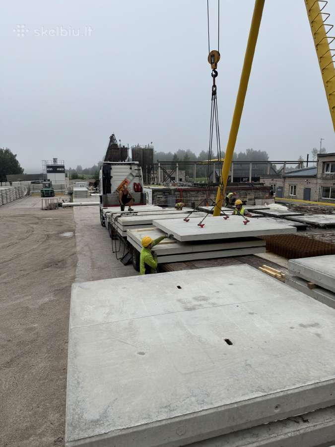 Betonines kelio plokstes logistika aiksteles ukiui - nuotraukos Nr. 11