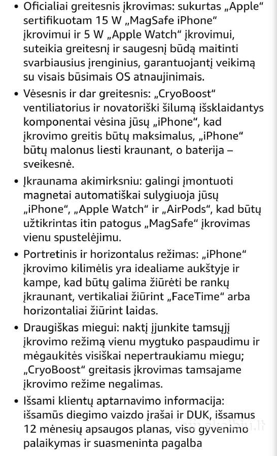 Esr 3-in-1,belaidis telefono Įkroviklis,25w - nuotraukos Nr. 5