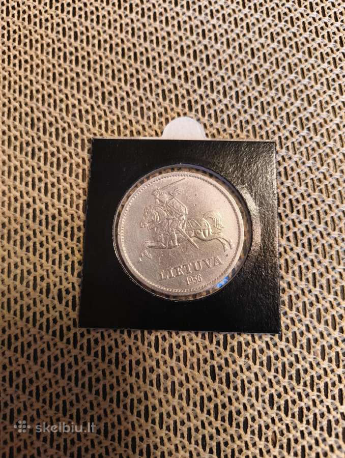 10 Litų 1936 m - Originalas. Sidabras, Gero Stovio - nuotraukos Nr. 2