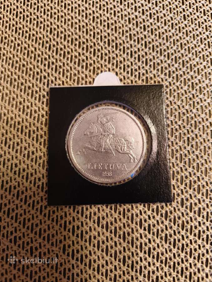 10 Litų Vytautas 1936 m - Originalas. Sidabras. - nuotraukos Nr. 2