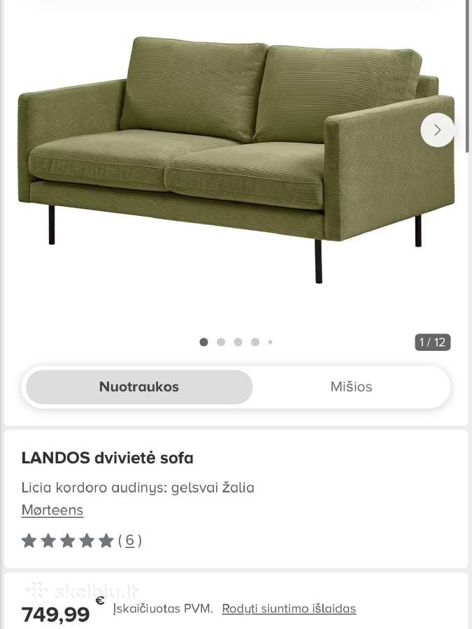 Nauja sofa - nuotraukos Nr. 2
