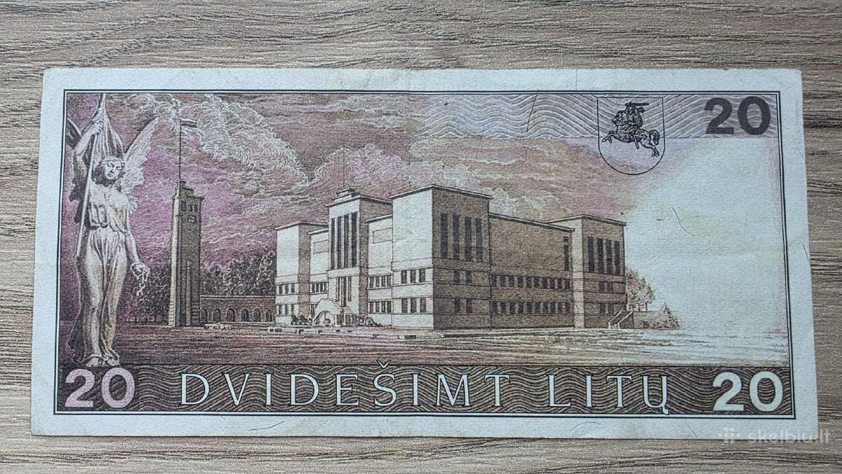 1991 metų 20 litų - nuotraukos Nr. 2