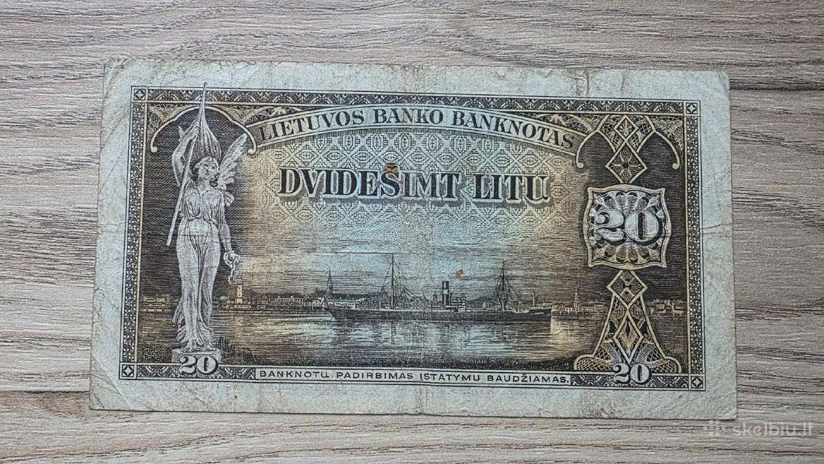 1930 metų smetoniškų 20 litų - nuotraukos Nr. 2