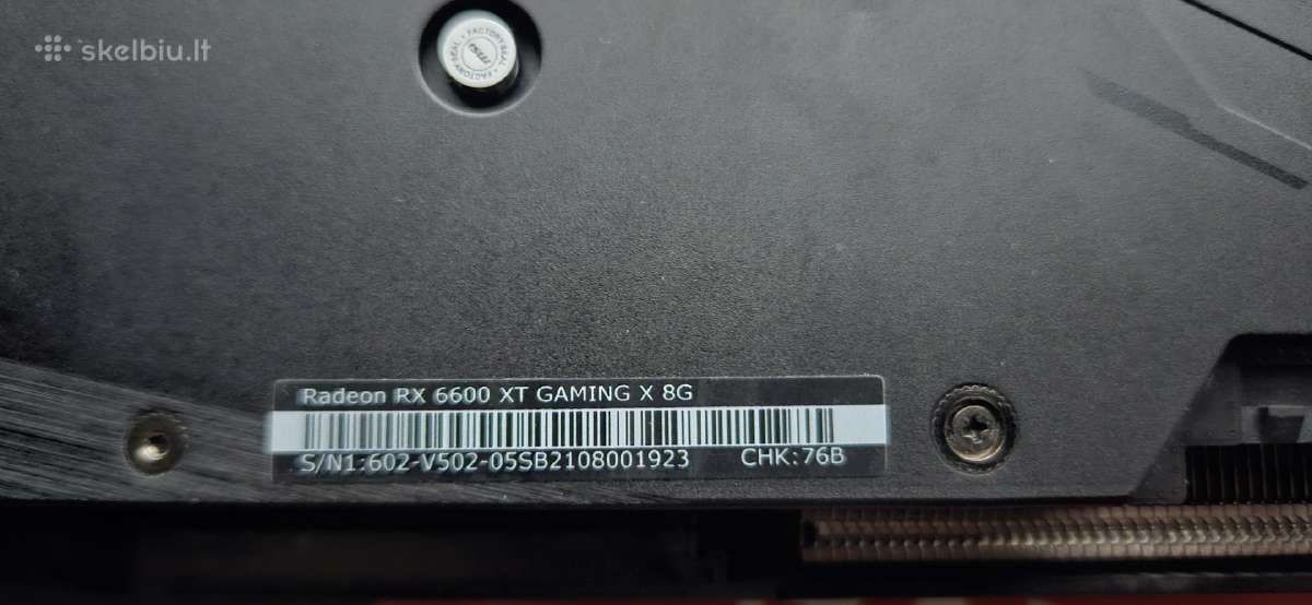 Amd Radeon Rx 6600xt - nuotraukos Nr. 3