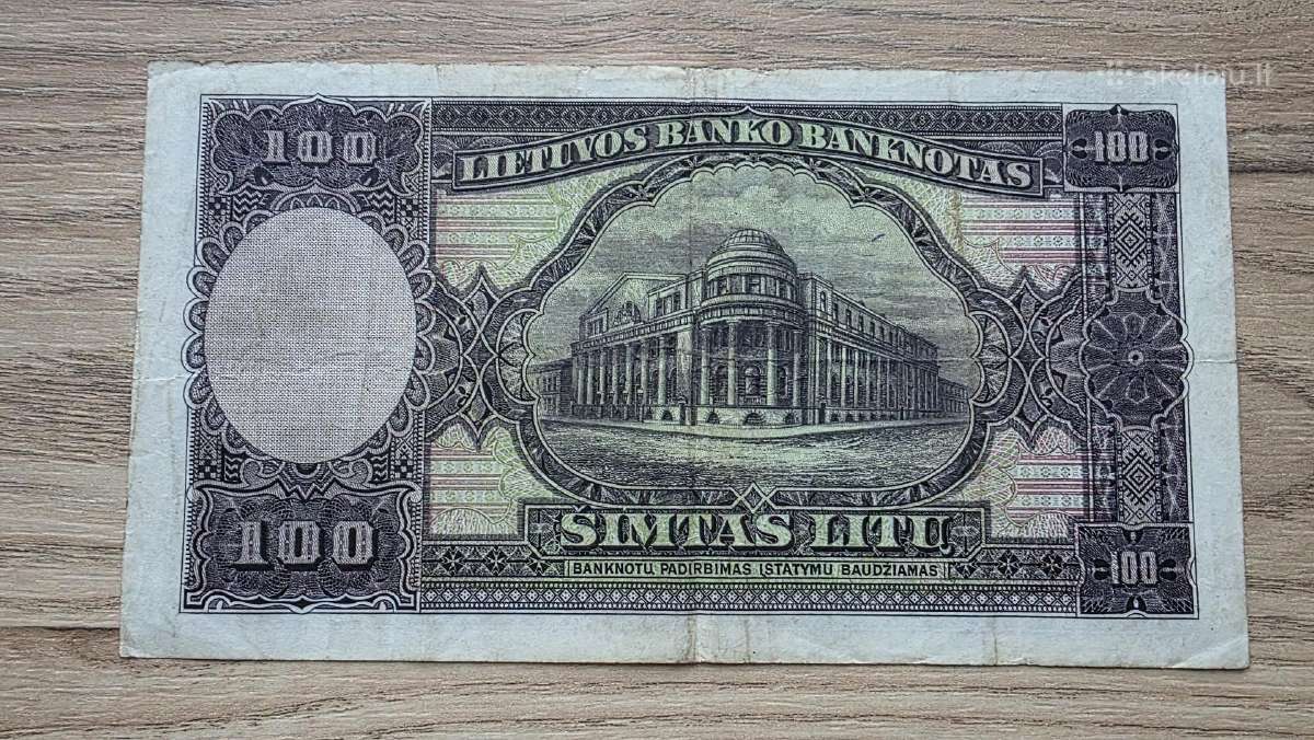 1928 metų 100 smetoniškų litų - nuotraukos Nr. 2