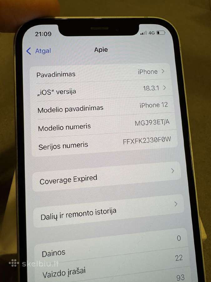 iPhone 12 Green 64gb - nuotraukos Nr. 9