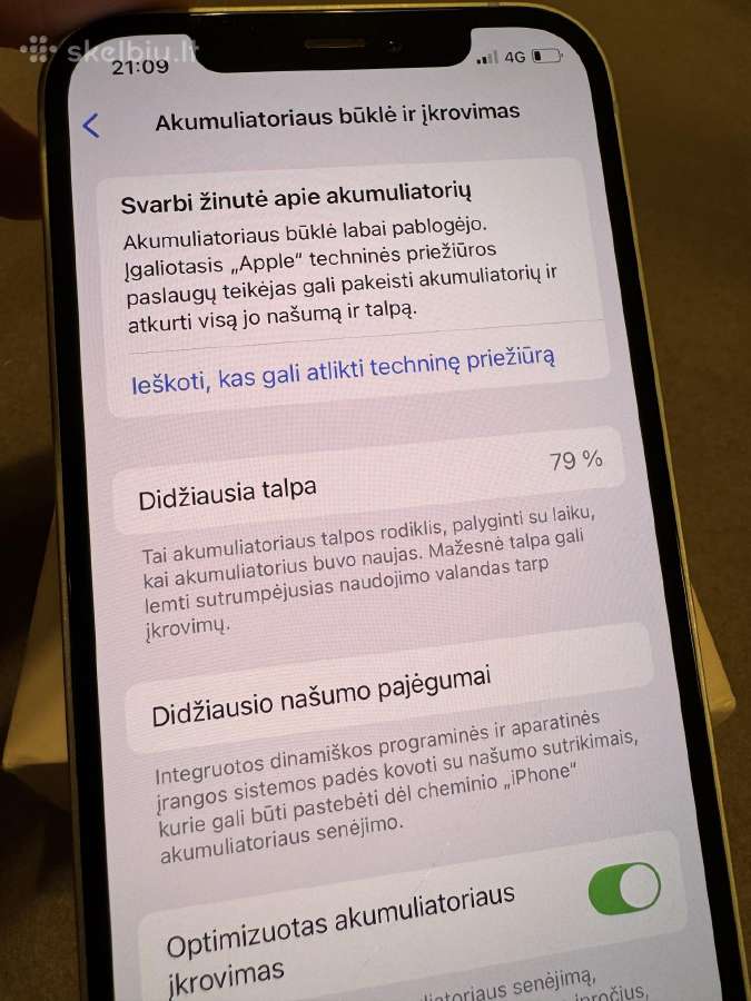 iPhone 12 Green 64gb - nuotraukos Nr. 10