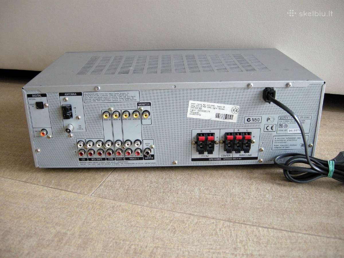 Resyveris Sony Str-de495 - nuotraukos Nr. 3