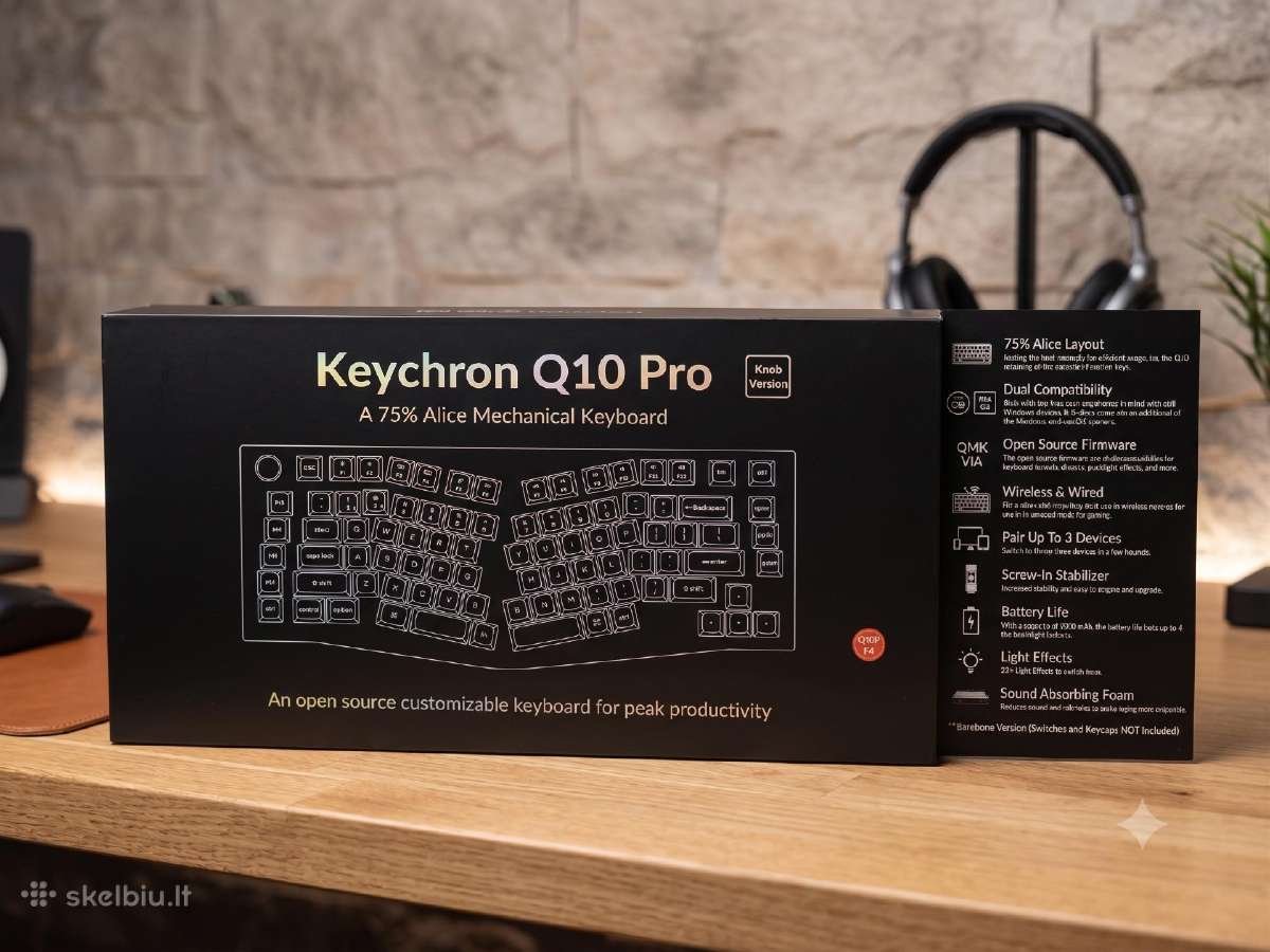 Keychron Q10 Pro (Alice / Barebone Kit) - nuotraukos Nr. 3