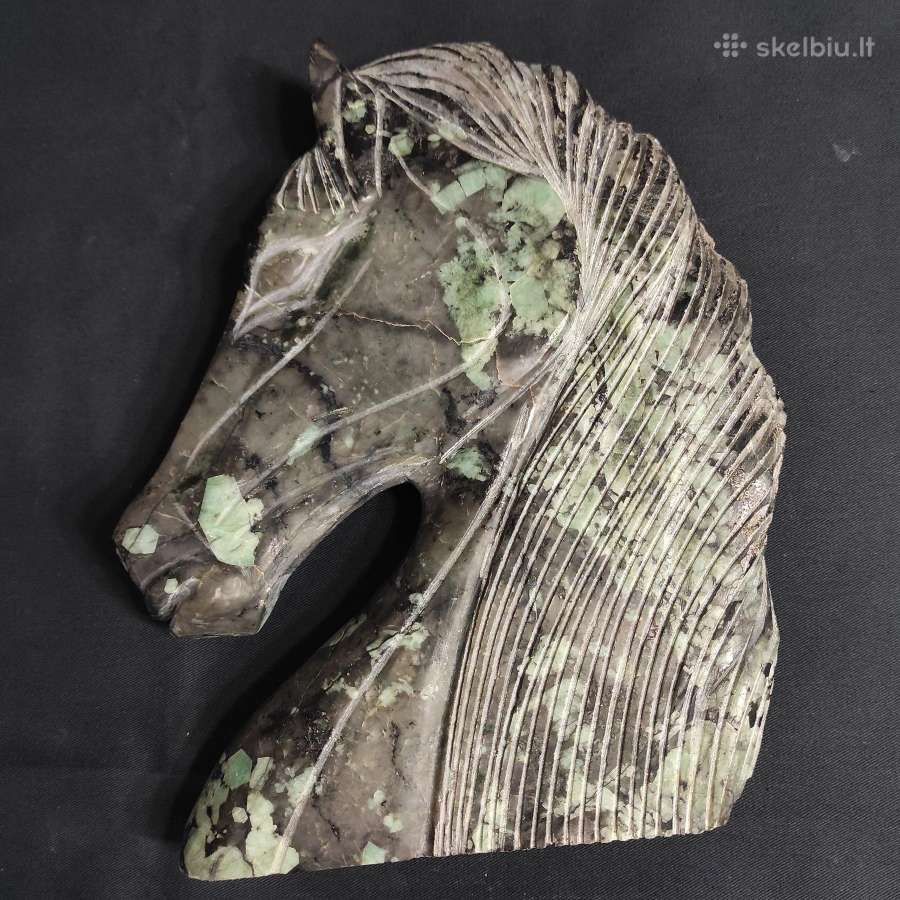 Skulptūra su smaragdų grynuoliais (3,9kg) - nuotraukos Nr. 2