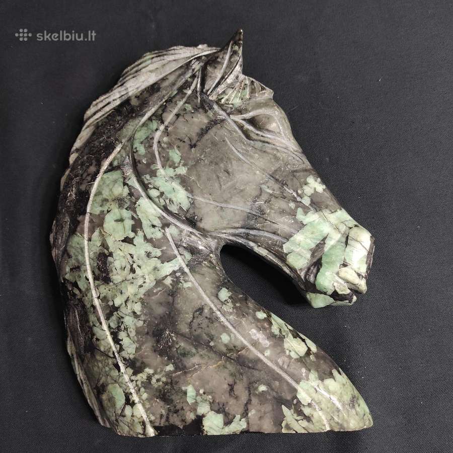 Skulptūra su smaragdų grynuoliais (3,9kg) - nuotraukos Nr. 5